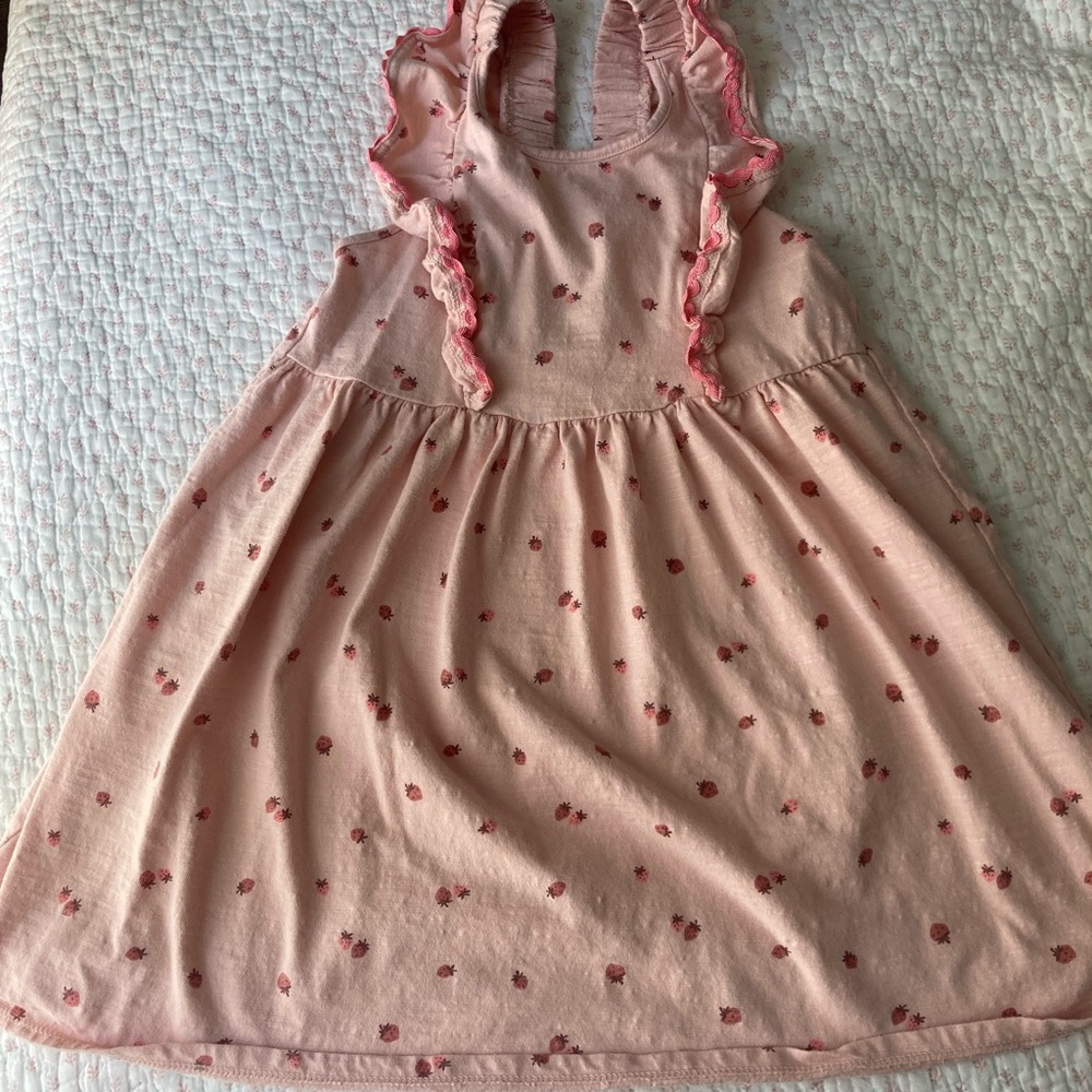 Modern moments Pink Ruffled Kids Casual Dress